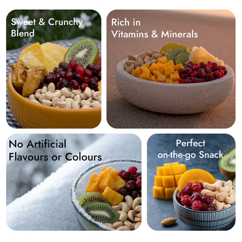 Sabrosia's Fruit and Nut Mix - 180 Gram(Pack of 4)