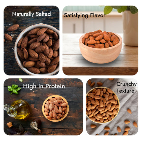 Sabrosia's Salted Almonds – 160 Gram(Pack of 4)