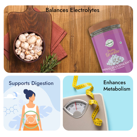 Sabrosia's Himalayan Pink Salt Roasted Makhana – 70 Gram(Pack of 3)