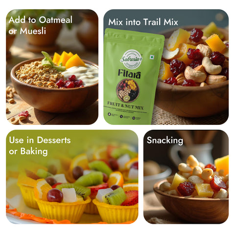 Sabrosia's Fruit and Nut Mix - 180 Gram(Pack of 4)