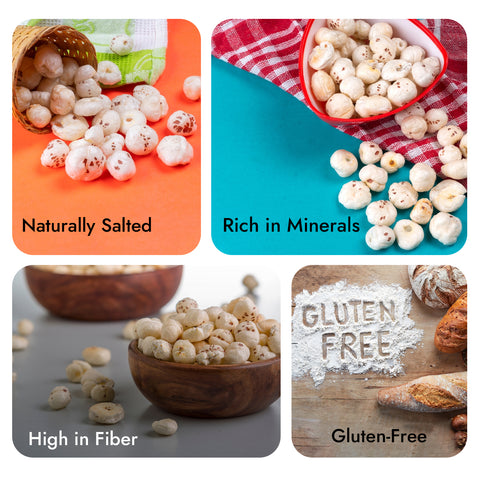 Sabrosia's Himalayan Pink Salt Roasted Makhana – 70 Gram