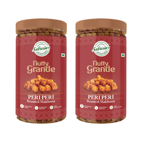 Sabrosia's Peri Peri Roasted Makhana – 70 Gram(Pack of 2)