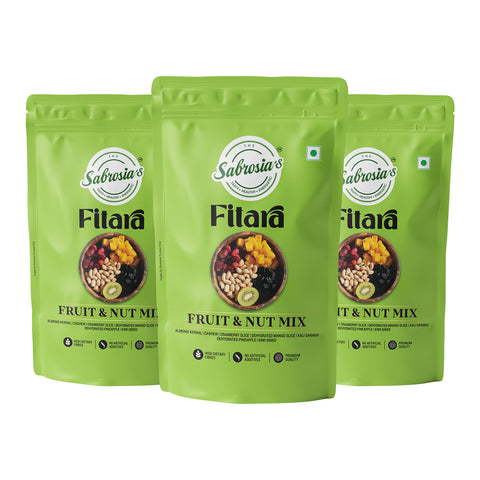 Sabrosia's Fruit and Nut Mix - 180 Gram(Pack of 3)