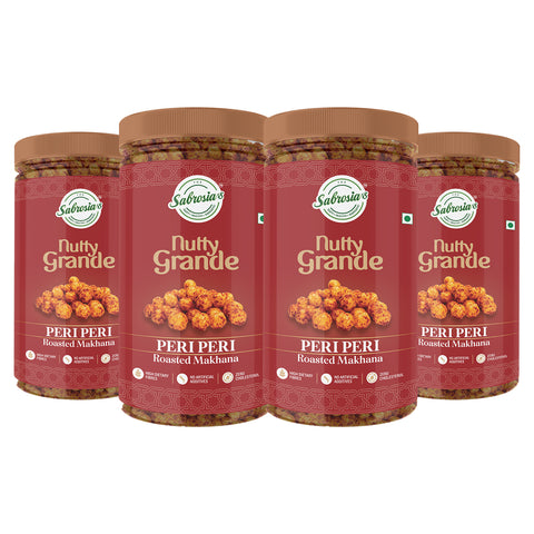 Sabrosia's Peri Peri Roasted Makhana – 70 Gram(Pack of 4)