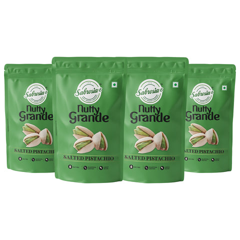 Sabrosia's Salted Pistachios – 140 Gram(Pack of 4)